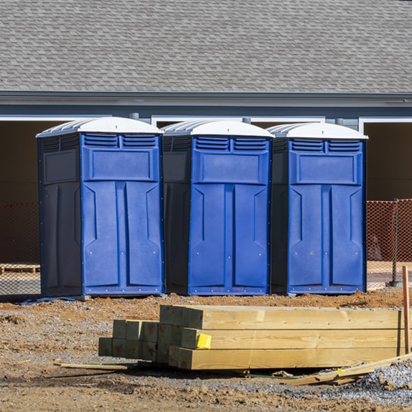 do you offer hand sanitizer dispensers inside the porta potties in Northampton